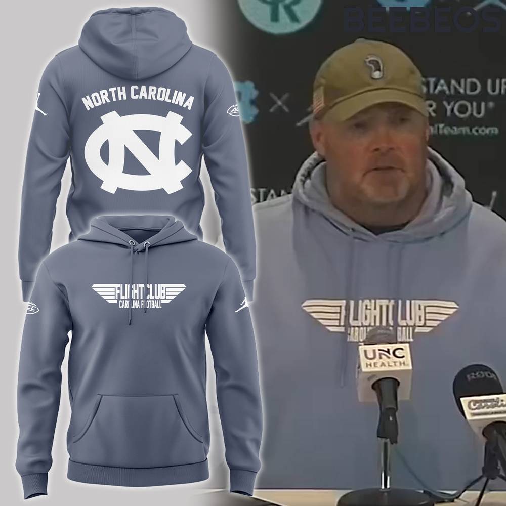 North Carolina Tar Heels New Coach Kitchens Special Edition Grey Hoodie