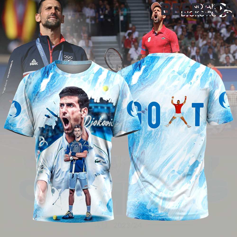 Novak Djokovic GOAT of Tennis T-Shirt