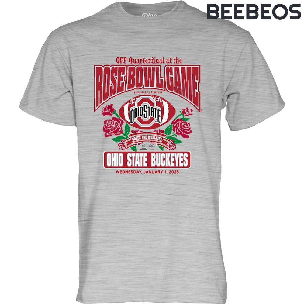 Ohio State Buckeyes Rose Bowl Grey Tee