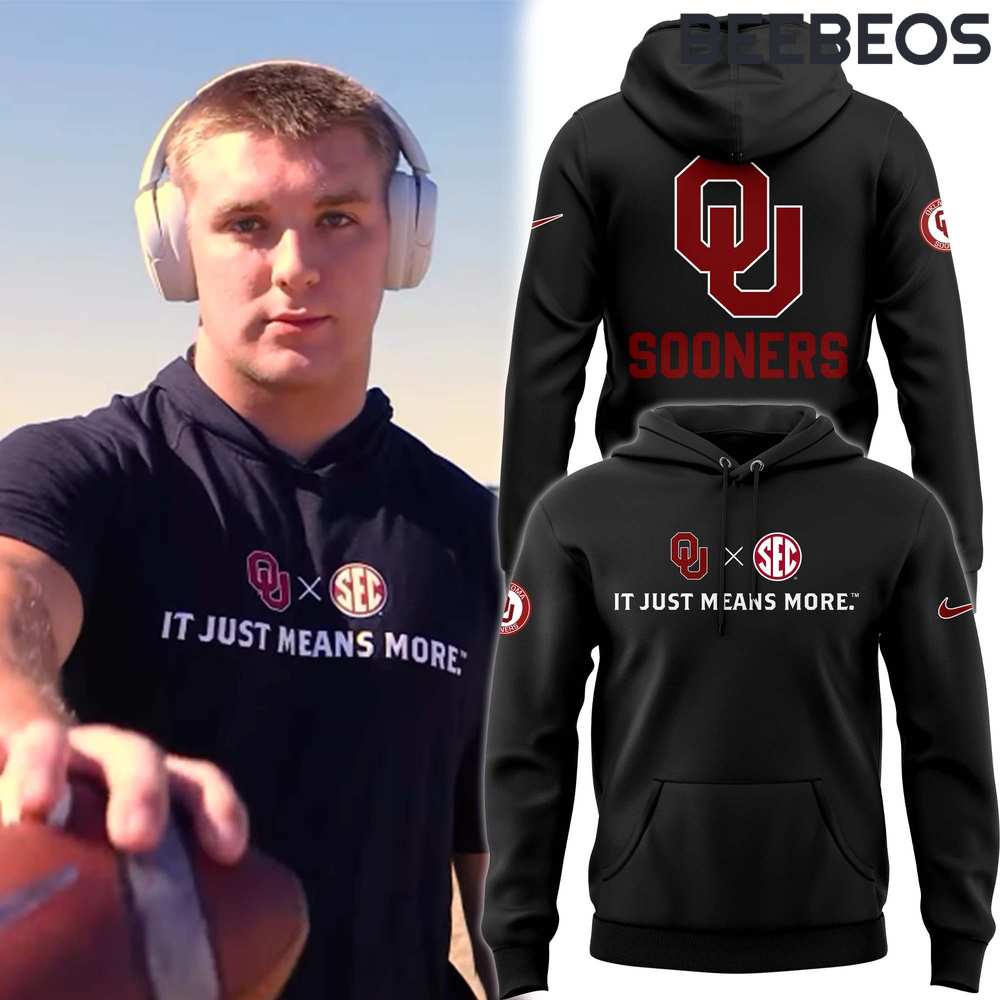 Oklahoma Sooners Football ‘It Just Means More’ Hoodie