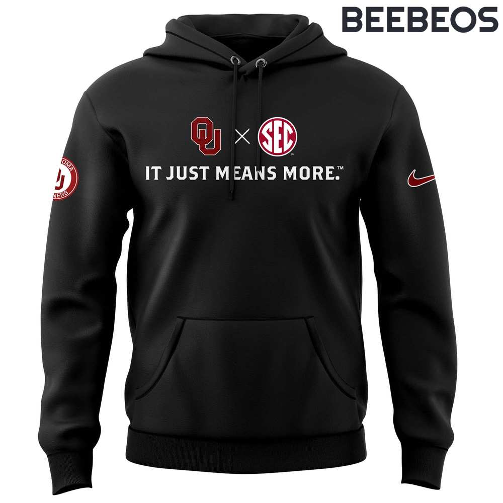 Oklahoma Sooners Football ‘It Just Means More’ Hoodie