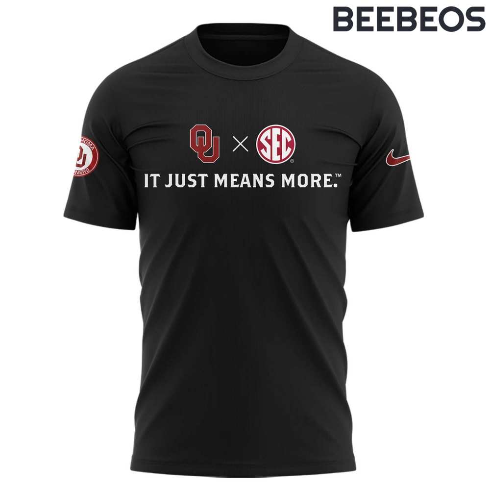 Oklahoma Sooners Football ‘It Just Means More’ Tee