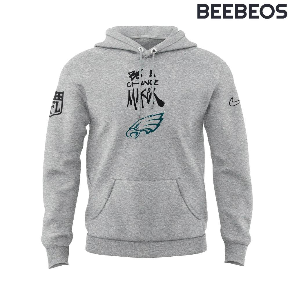 Philadelphia Eagles Inspire Change Be A Change Maker NFL Hoodie