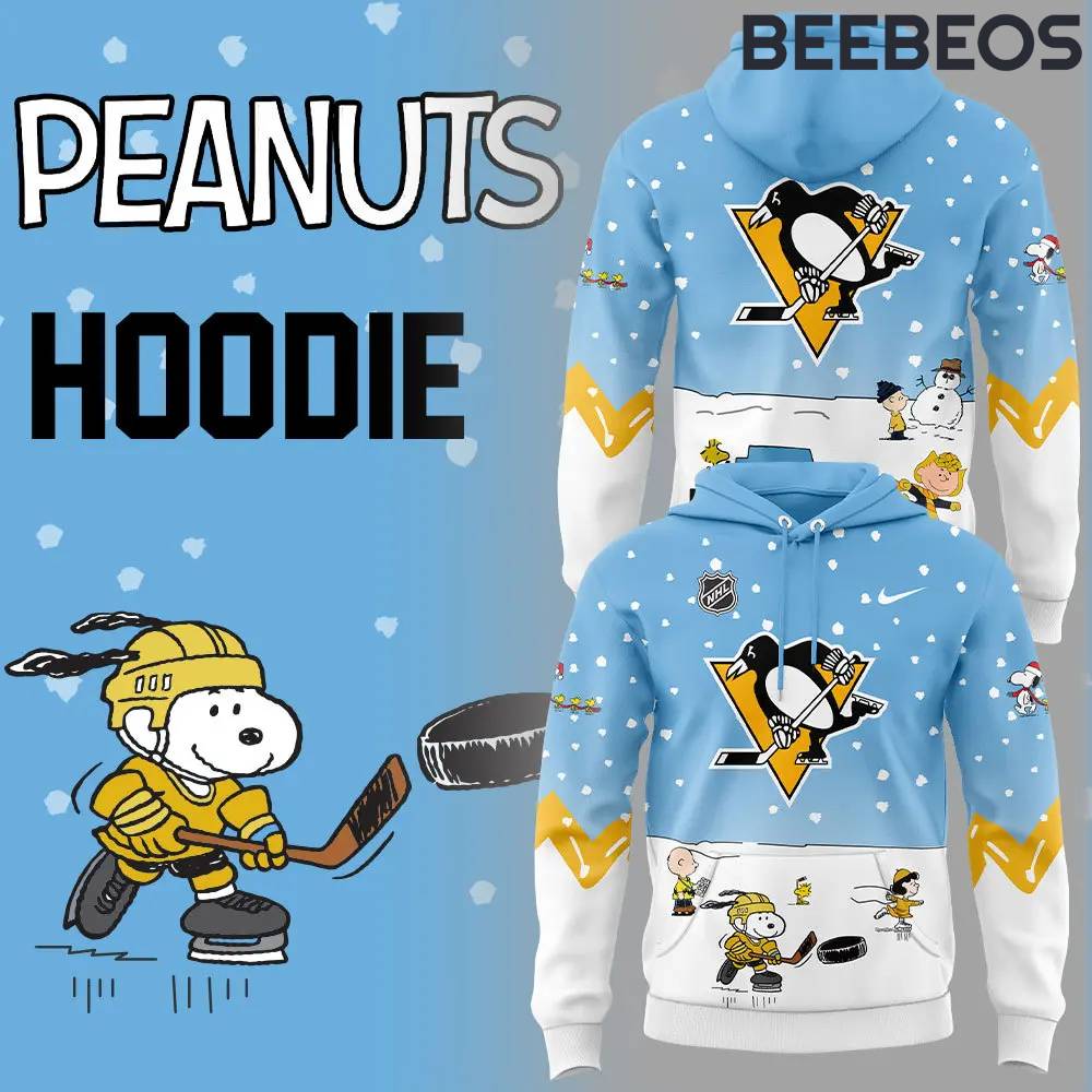 Pittsburgh Penguins Peanuts & Snoopy Night Hoodie