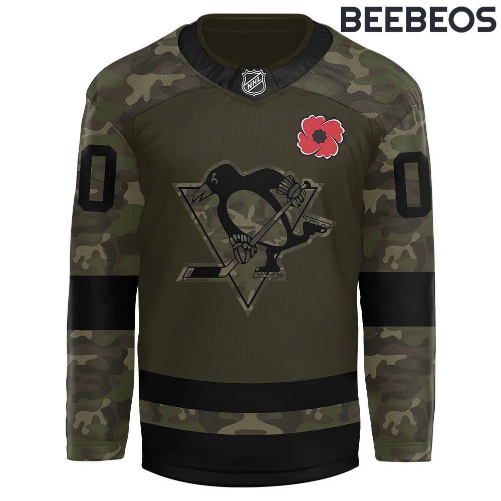 Pittsburgh Penguins x Military Appreciation Night Camo Hockey Jersey