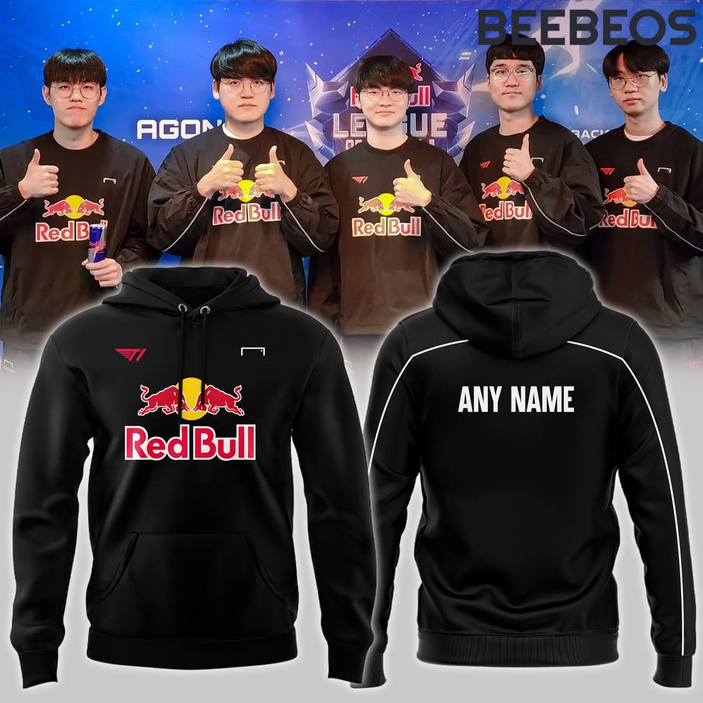 Red Bull League of Its Own T1 Black Hoodie