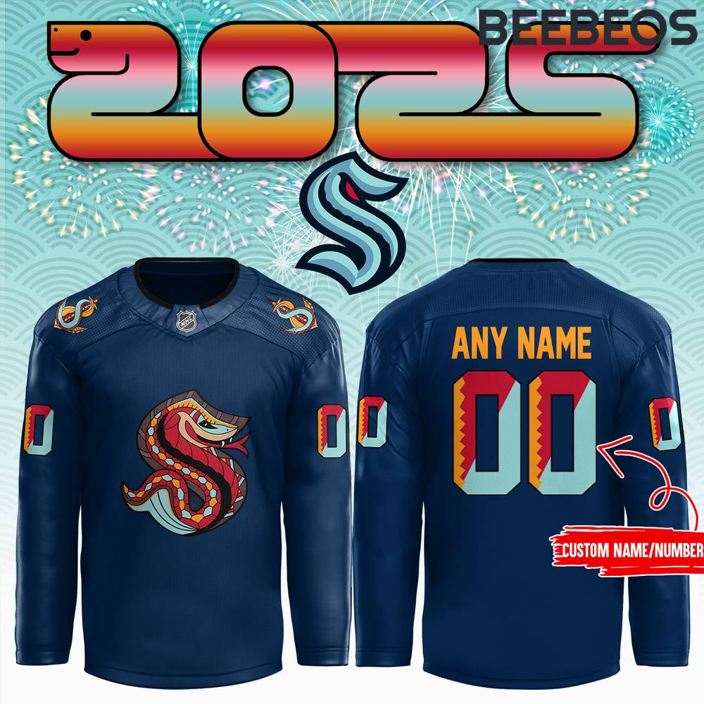 Seattle Kraken 2025 NHL Lunar New Year Limited Edition Hockey Jersey