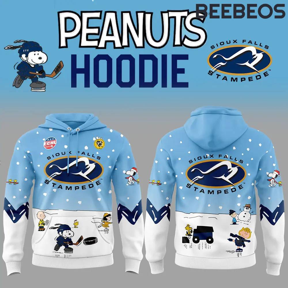 Columbus Blue Jackets Peanuts & Snoopy Night Hoodie