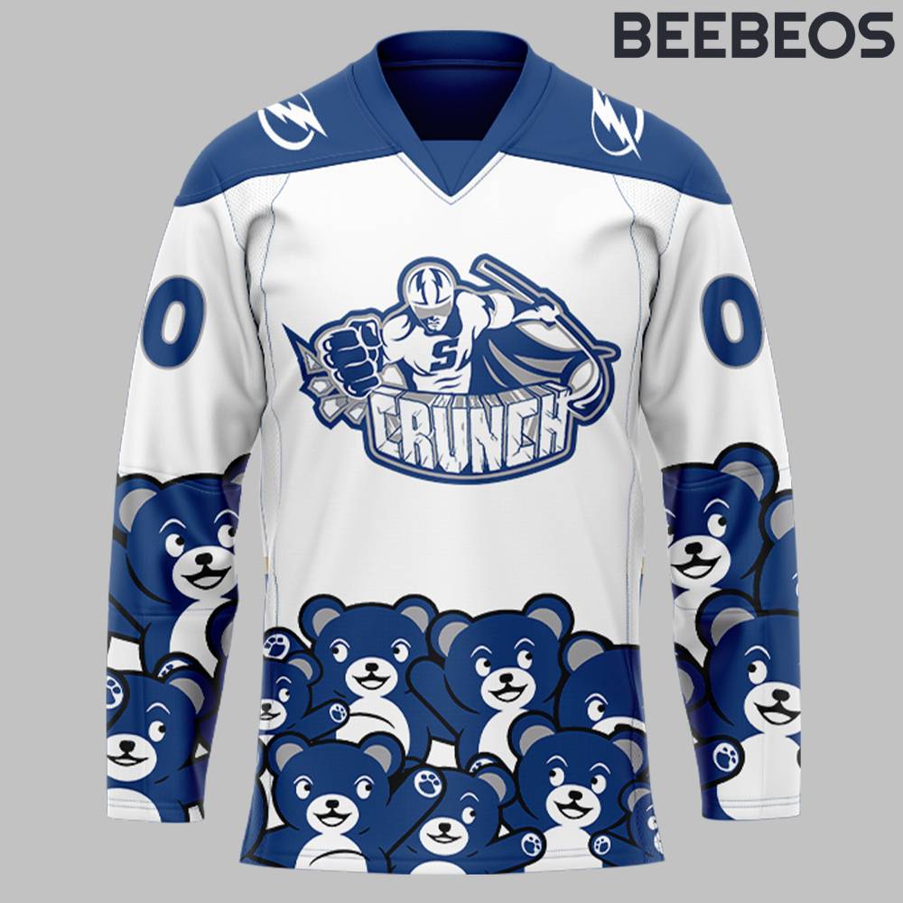 Syracuse Crunch x Teddy Bear Toss White Hockey Jersey