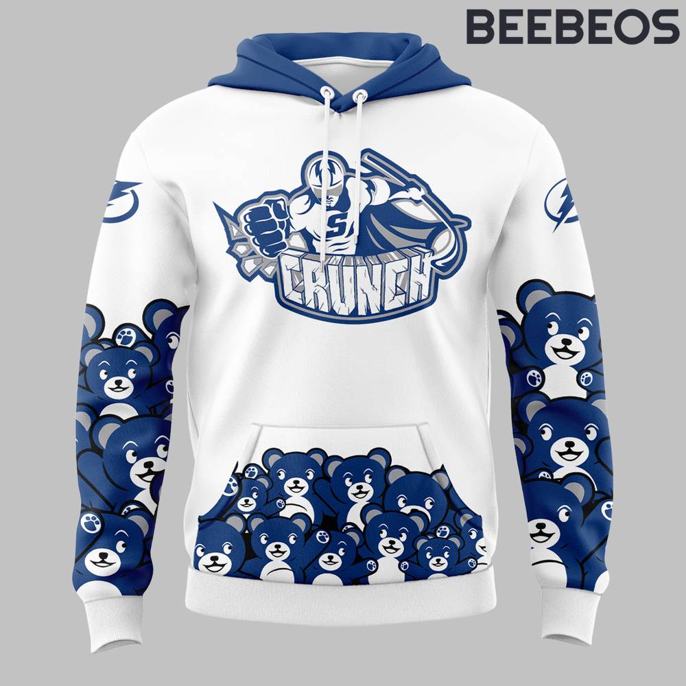 Syracuse Crunch x Teddy Bear Toss White Hoodie