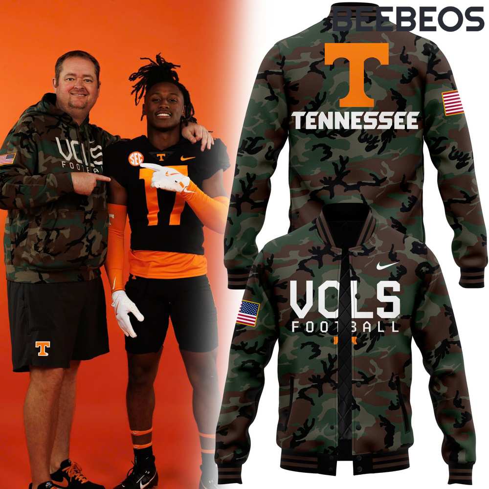 Tennessee Volunteers 2024 Salute to Service Camo Jacket