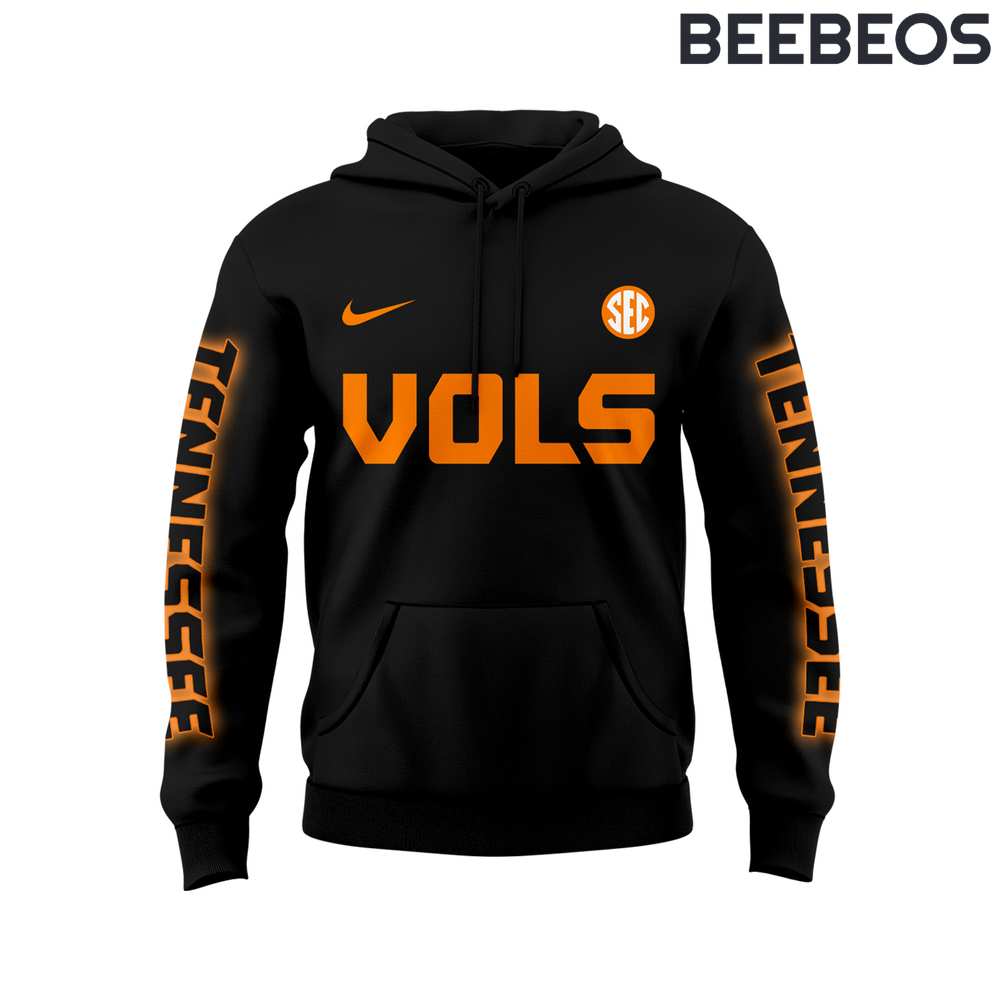 Tennessee Volunteers DARK MODE Venom Black Hoodie