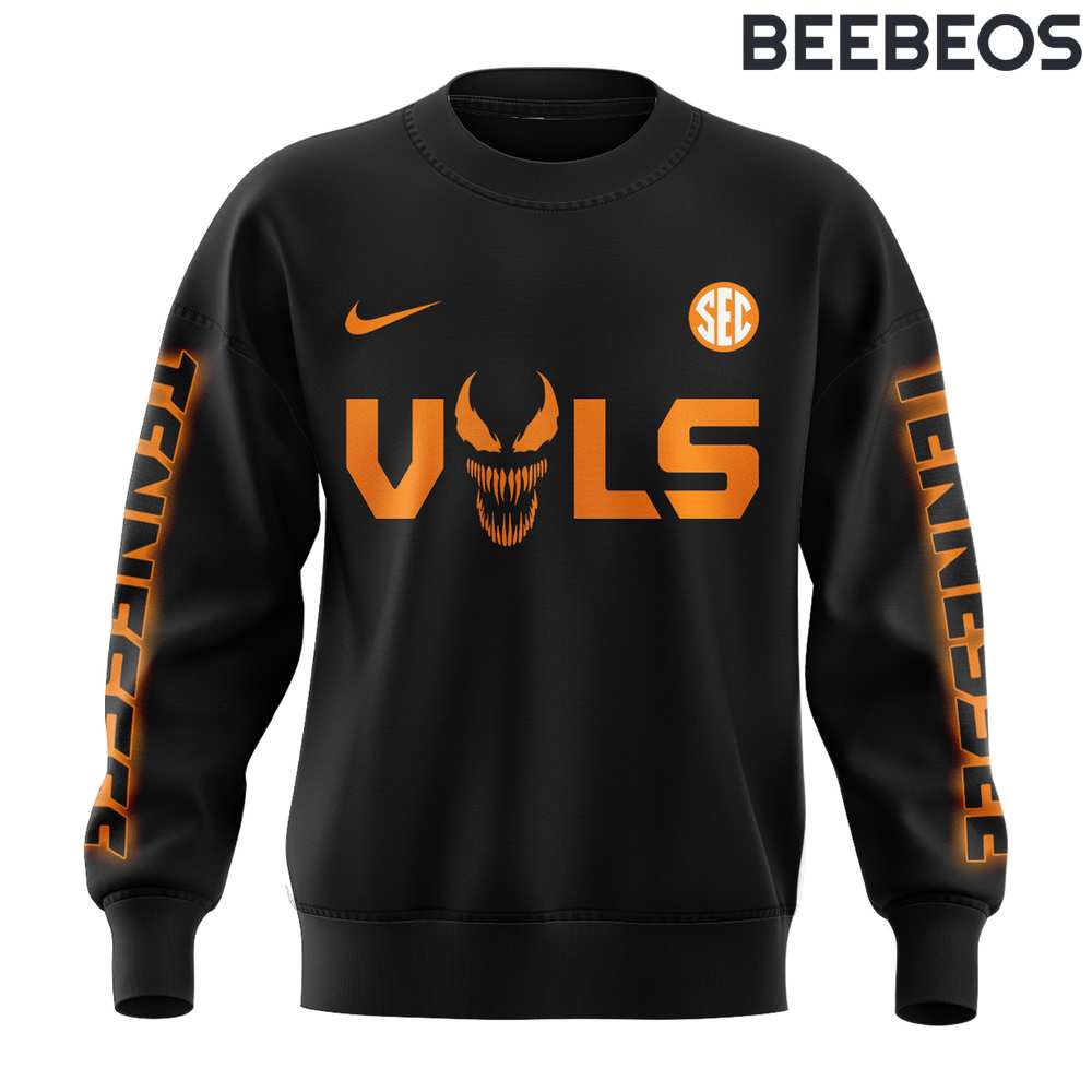 Tennessee Volunteers DARK MODE Venom Black Sweatshirt