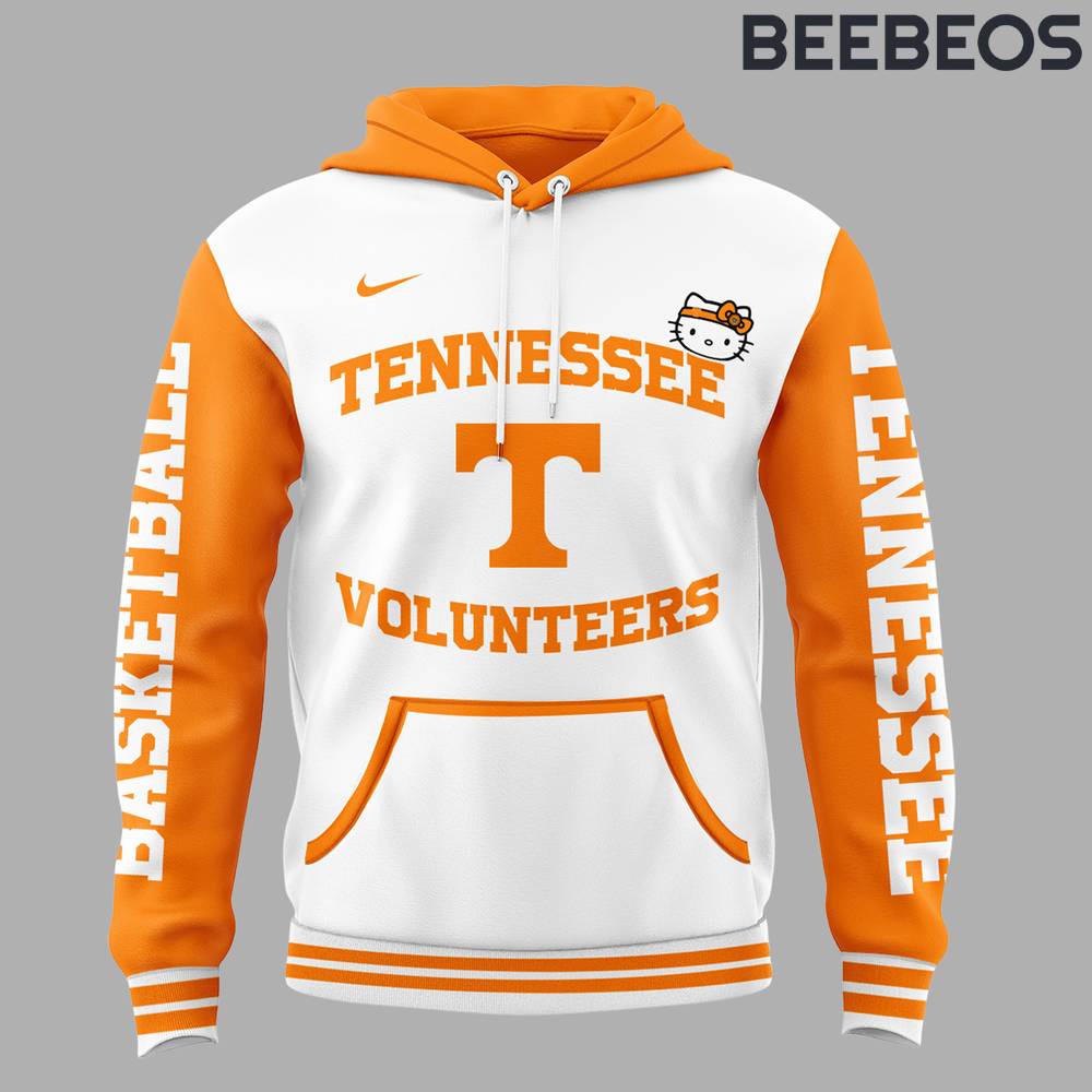 Tennessee Volunteers Men’s Basketball x Hello Kitty White Hoodie