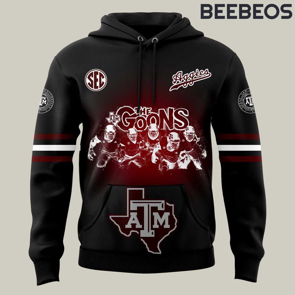 Texas A&M Aggies Football 2024 “THE GOONS” Black Hoodie