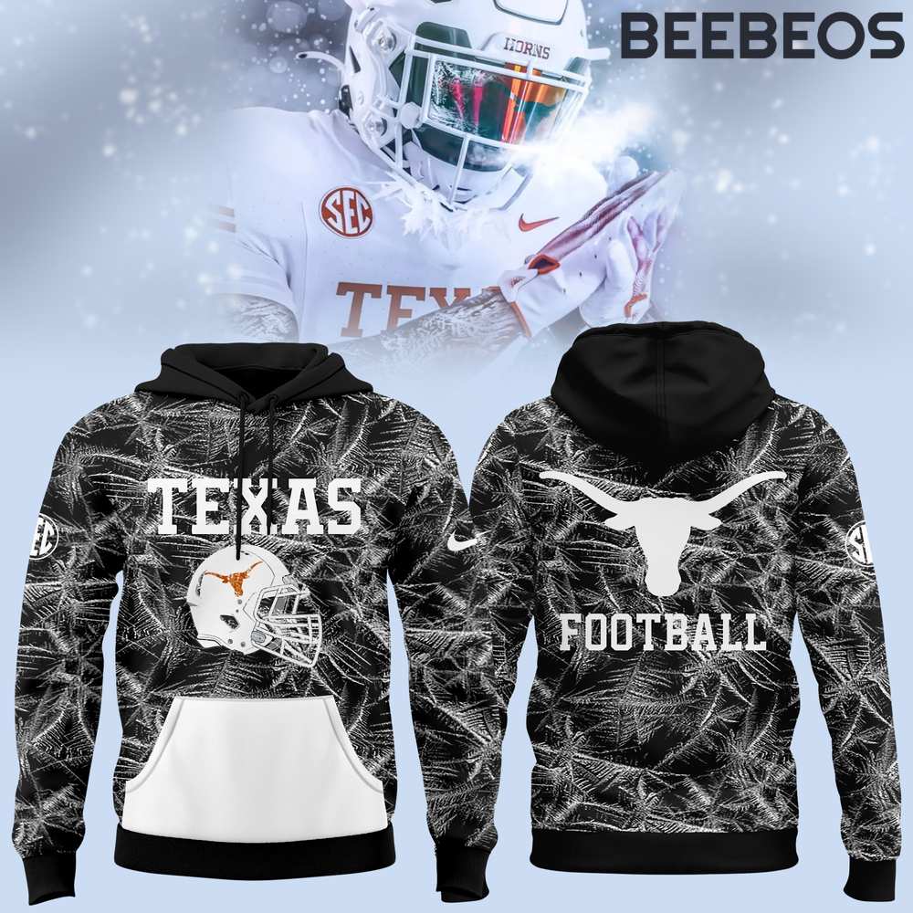 Texas Longhorns The Icy Black Hoodie