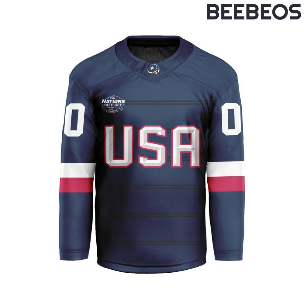 USA Hockey Home 4 Nations Face-Off 2025 Hockey Jersey