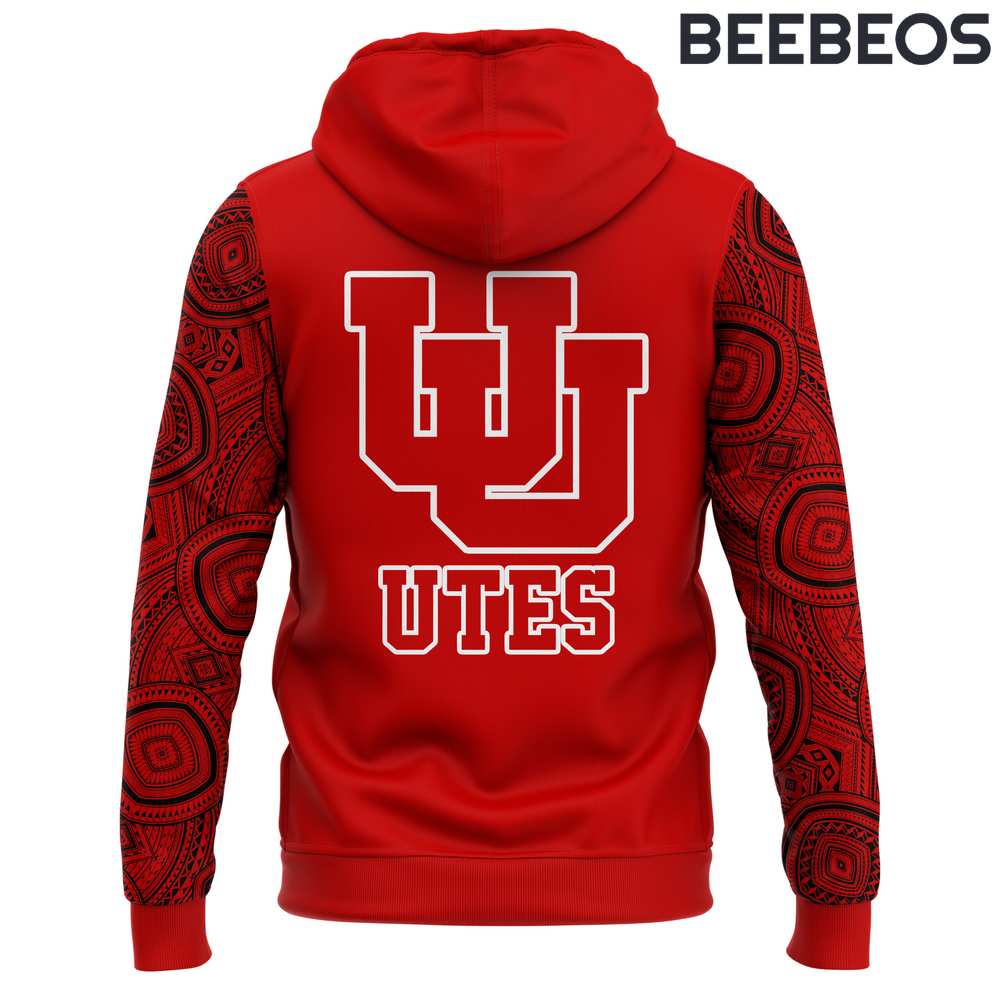 Utah Utes Football Malama Lahaina Special Edition Hoodie